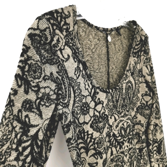 Buckle EUC Women's S Burnout Floral Paisley Blouse - Picture 3 of 9